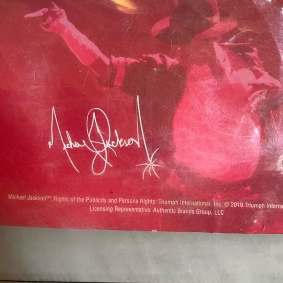 Michael Jackson MJ Charades THRILLER Jacket Red and Black Mens Medium - Picture 15 of 16